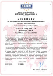 Licencia ploche strechy